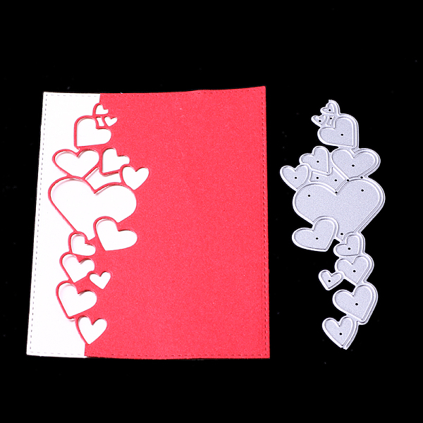 

PandaHall Valentine's Day Theme Carbon Steel Embossing Knife Die Cutting for DIY Template, Decorative Embossing DIY Paper Card, Matte...