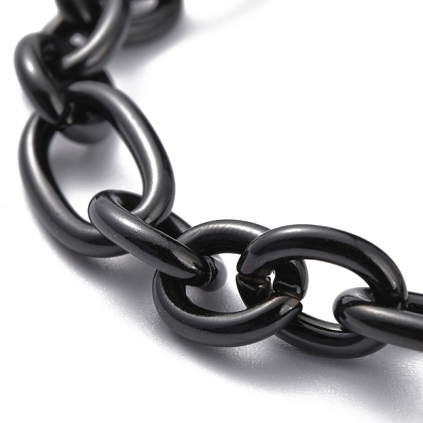 

PandaHall 304 Stainless Steel Figaro Chain Bracelets, with Lobster Claw Clasps, Electrophoresis Black, 8-1/8 inch(20.5cm) 304 Stainless...