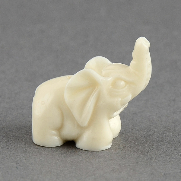

PandaHall Dyed Elephant Synthetic Coral Beads, Cornsilk, 19x21x12mm, Hole: 2mm Synthetic Coral Elephant Gold