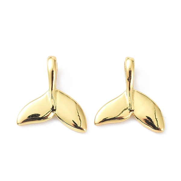 

PandaHall Eco-Friendly Brass Charms, Long-Lasting Plated, Fishtail, Real 18K Gold Plated, 9.7x9x3mm, Hole: 1.5x3mm Brass Others