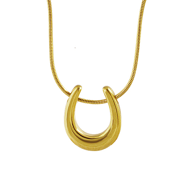

PandaHall Stainless Steel Teardrop Pendant Necklaces, Finger Rings Holder Necklace, Real 18K Gold Plated, 15.75 inch(40cm) Stainless Steel...