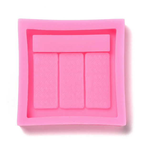 

PandaHall DIY Eye Shadow Box Food Grade Silicone Fondant Molds, for DIY Cake Decoration, UV & Epoxy Resin Jewelry Making, Hot Pink...