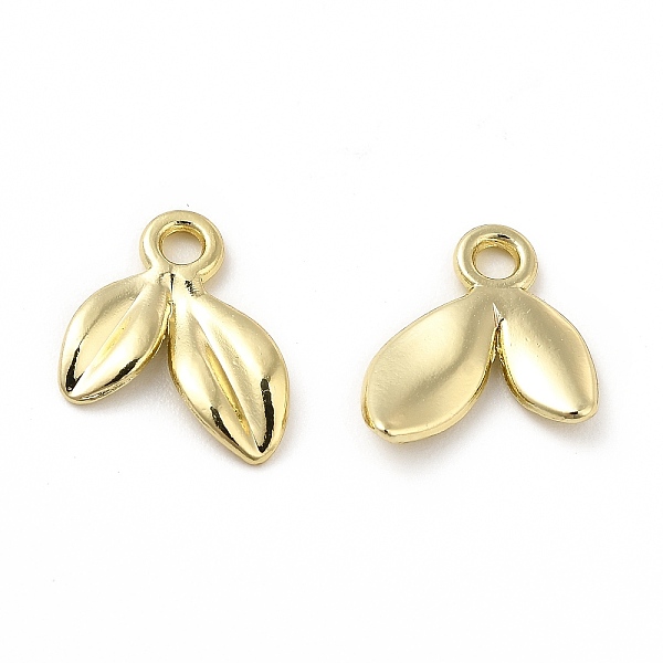 

PandaHall Rack Plating Alloy Leaf Charms, Cadmium Free & Lead Free, Light Gold, 11.5x11x2mm, Hole: 1.8mm Alloy Leaf