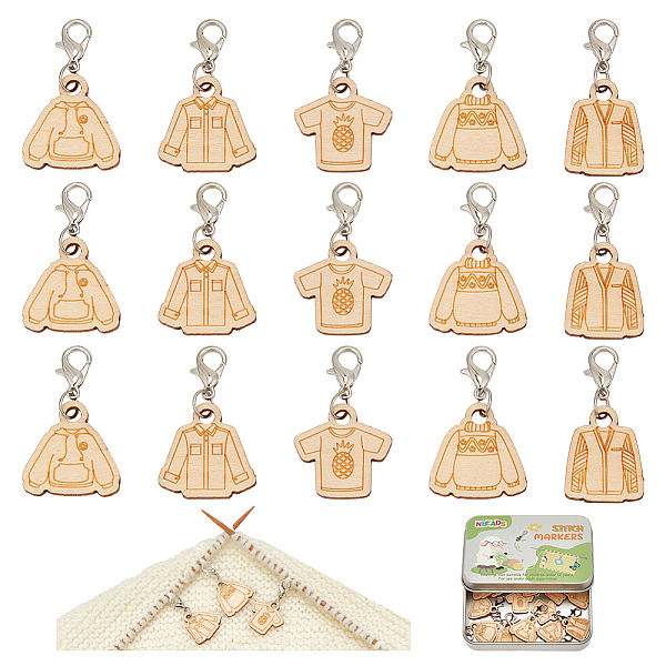 Wood Clothes Pendan… - image
