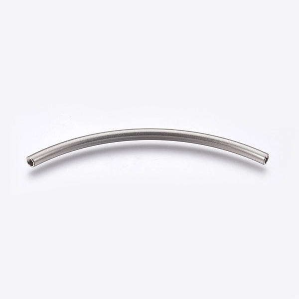 

PandaHall 304 Stainless Steel Tube Beads, Stainless Steel Color, 79x4mm, Hole: 2mm 304 Stainless Steel Tube