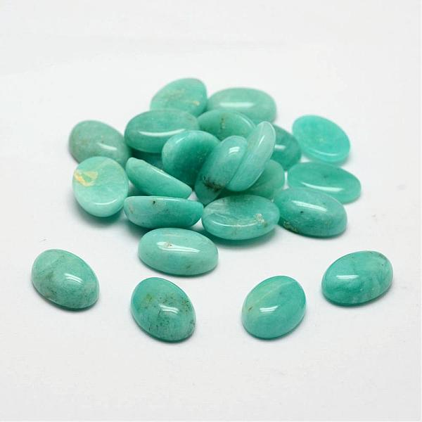 

PandaHall Oval Natural Amazonite Cabochons, 14x10x4~5mm Amazonite Oval