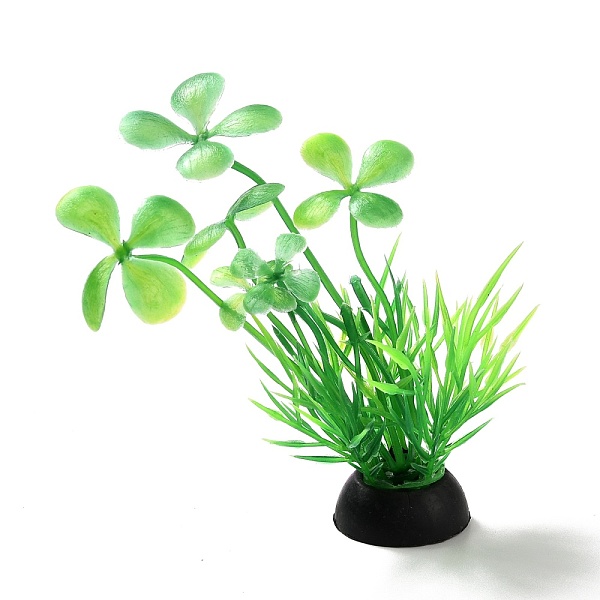 

PandaHall Plastic Artificial Aquatic Plants Decor, for Fish Tank, Aquarium, Green, 2.5x90mm Plastic Others Green