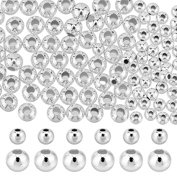 

PandaHall DICOSMETIC 100Pcs 925 Sterling Silver Beads 2/3mm Silver Round Spacer Beads Small Round Ball Beads with Glossy Surface for Jewelry...