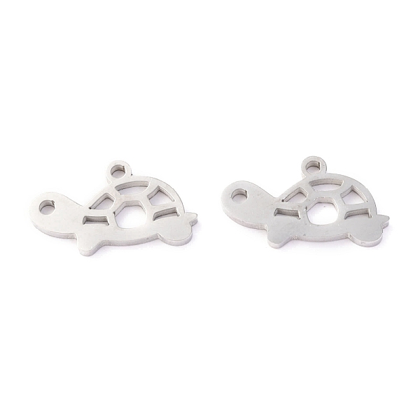 

PandaHall 304 Stainless Steel Pendants, Laser Cut, Tortoise, Stainless Steel Color, 18x10.5x1.3mm, Hole: 1.5mm 304 Stainless Steel Tortoise