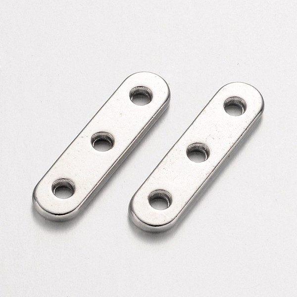 

PandaHall Alloy Spacer Bars, Lead Free & Cadmium Free & Nickel Free, Platinum, 24x6x2mm Alloy Rectangle