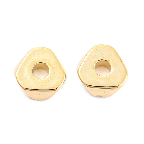 

PandaHall CCB Plastic Beads, Triangle, Golden, 6.5x6.5x2mm, Hole: 1.8mm Plastic Triangle