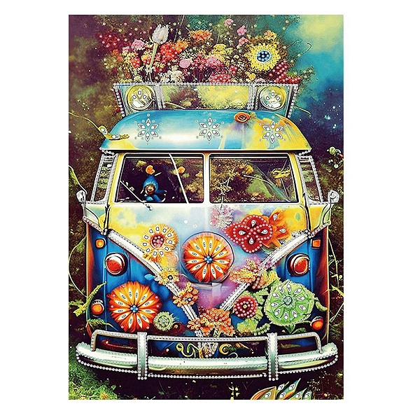 

PandaHall Car DIY Diamond Painting Kit, Including Resin Rhinestones Bag, Diamond Sticky Pen, Tray Plate and Glue Clay, Dodger Blue...