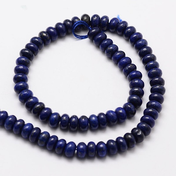 Brins De Perles Naturelles En Lapis-lazuli Rondelle