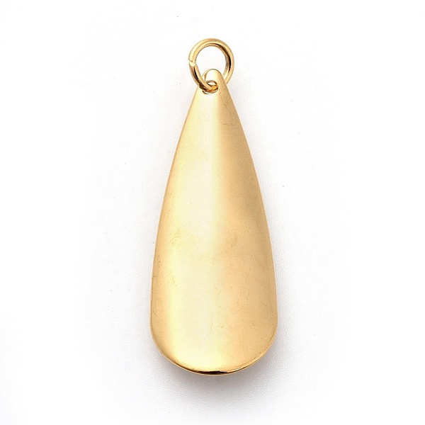 

PandaHall 304 Stainless Steel Stamping Blank Tag Pendants, Teardrop, Golden, 29.5x11x1mm, Hole: 3mm 304 Stainless Steel Teardrop