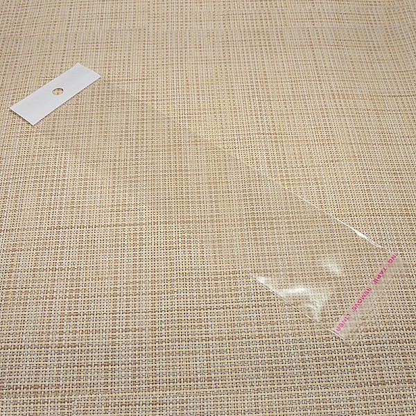 

PandaHall Transparent Rectangle Self Adhesive Cellophane Bags for Necklace Display Cards, Clear, 27.5x6.5cm, Unilateral Thickness: 0.2mm...