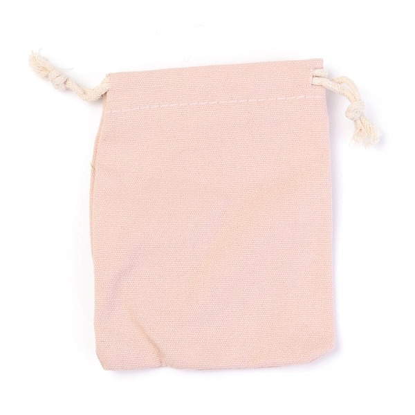 

PandaHall Polycotton Canvas Packing Pouches, Drawstring Bags, Pink, 12x9cm Polycotton None Pink