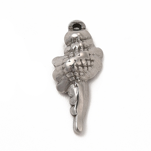 

PandaHall 304 Stainless Steel Pendants, Conch, Antique Silver, 17x7.5x4mm, Hole: 0.8mm 304 Stainless Steel Others