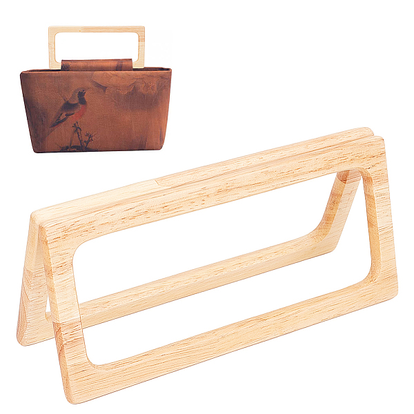 

PandaHall WADORN 2pcs Wooden Purse Handles, Rectangle Wooden Bag Handles Replacement Handmade Bag Handles Beach Bag Handles 7.7x3.4 Inch for...