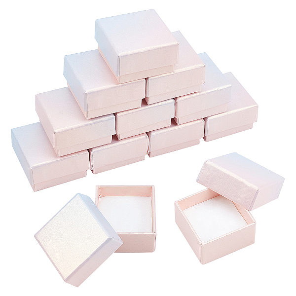 

PandaHall Kraft Paper Boxes, Wedding Supplies Creative Candy Box, Square, Colorful, 5x5x3cm Paper Square