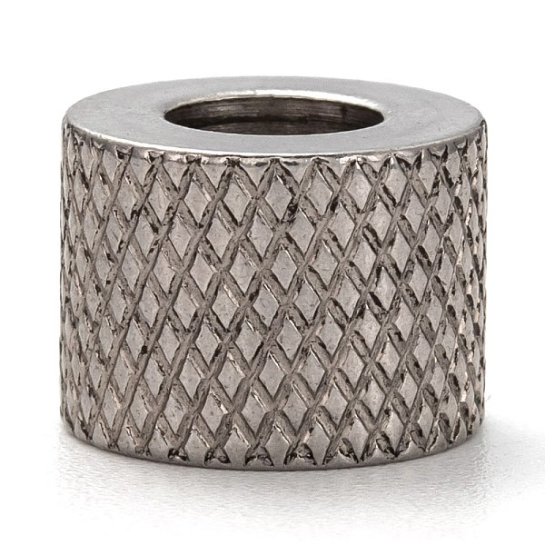 

PandaHall 201 Stainless Steel Beads, Column, Stainless Steel Color, 12x9mm, Hole: 6.2mm 201 Stainless Steel Column