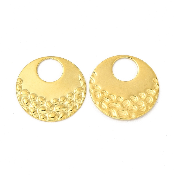 

PandaHall Ion Plating(IP) 304 Stainless Steel Pendants, Flat Round Charm, Real 18K Gold Plated, 23x1mm, Hole: 8.3mm 304 Stainless Steel Flat...