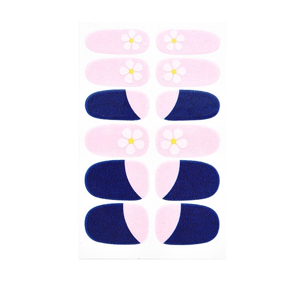 

PandaHall Flower Series Full Cover Nail Decal Stickers, Self Adhesive, Nail Decoration for Women Girls Kids, Pearl Pink, 25.5x10~16.5mm...