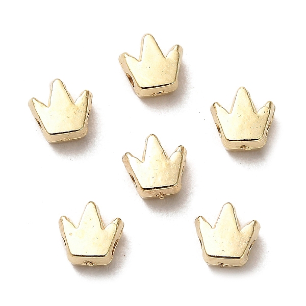 

PandaHall CCB Plastic Beads, Crown, Golden, 5.5x5.5x3mm, Hole: 1.4mm Plastic Crown
