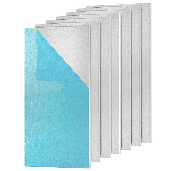 PandaHall BENECREAT 10 Sheets 3mm 5052 Aluminum Welding Plate with Protective Film, 4x2 Inch Aluminium Welding Metal Plates for Fixing...