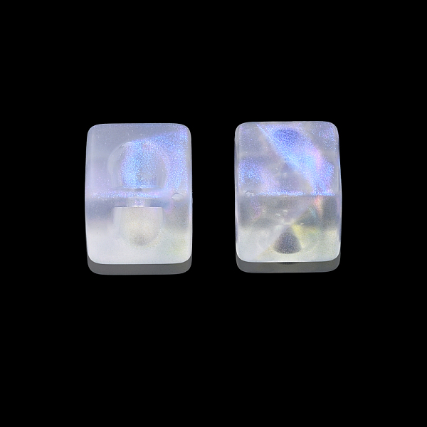 

PandaHall Transparent Acrylic Beads, with Glitter Powder, Cube, Clear, 23x23x17.5mm, Hole: 3.5mm, about 88pcs/500g Acrylic Cube Clear