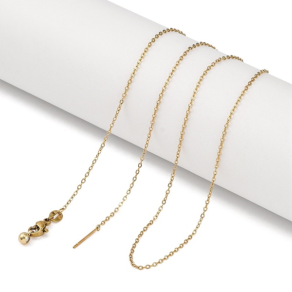 Ion Plaing(IP) 304 Stainless Cable Chain Necklaces