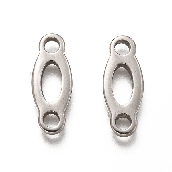 

PandaHall 201 Stainless Steel Links Connectors, Stainless Steel Color, 21x8x2mm, Hole: 2.8mm 201 Stainless Steel Others