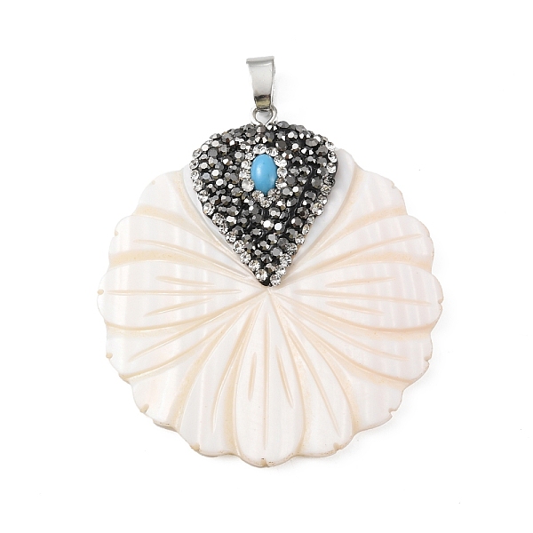 Pendentifs En Coquille Blanche Naturelle