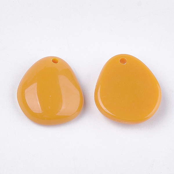 

PandaHall Opaque Acrylic Pendants, teardrop, Mixed Color, 20.5x18x6mm, Hole: 1.8mm Acrylic Teardrop Multicolor