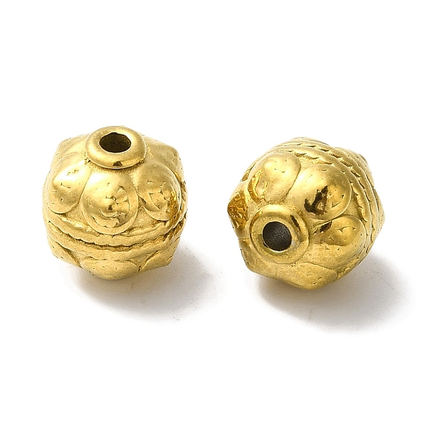 

PandaHall 304 Stainless Steel Beads, Round, Golden, 9mm, Hole: 1.8mm 304 Stainless Steel Round