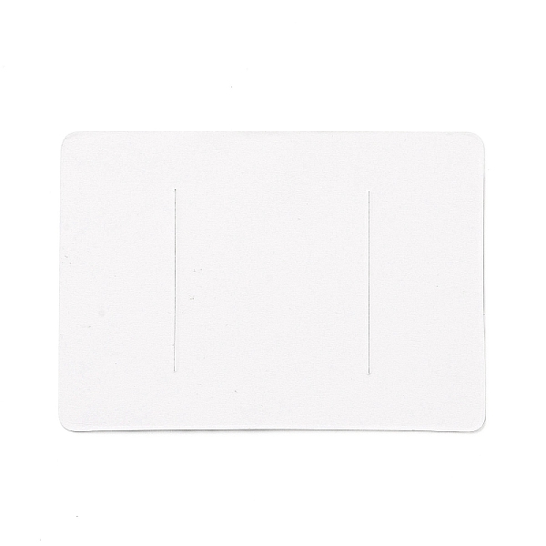 長方形の紙のヘアクリップディスプレイカード