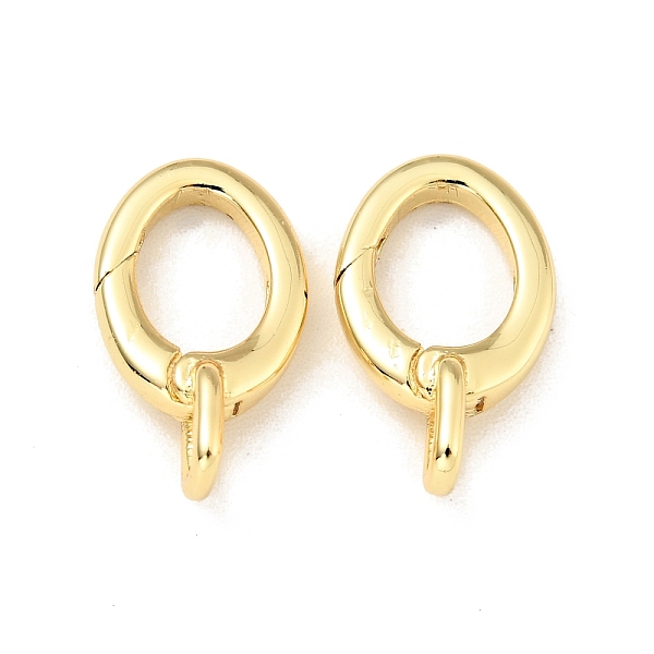 Brass Spring Gate Rings