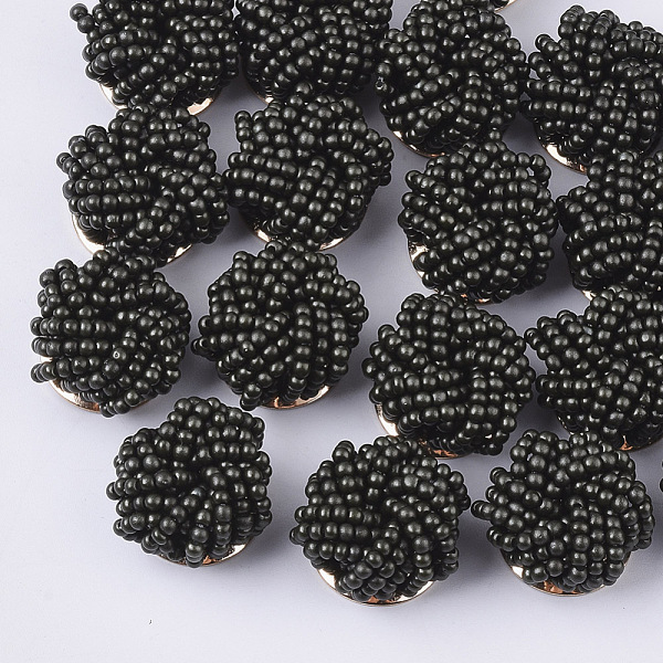 Glass Seed Beads Cabochons