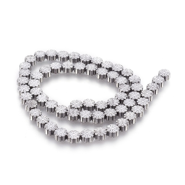 Electroplated Non-magnetic Synthetic Hematite Bead Strand