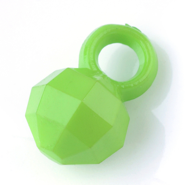 

PandaHall Opaque Acrylic Pendants, Faceted Round, Lime Green, 13x8.5x8mm, Hole: 3.2mm, about 1400pcs/500g Acrylic Round Green