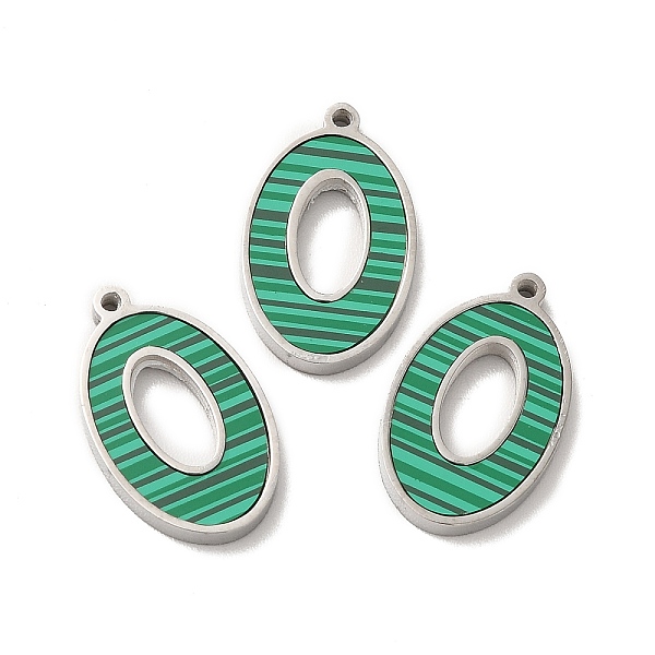 

PandaHall Synthetic Malachite Pendants, Number 0 Charms, with 304 Stainless Steel Findings, Stainless Steel Color, 17x10x2mm, Hole: 1mm...