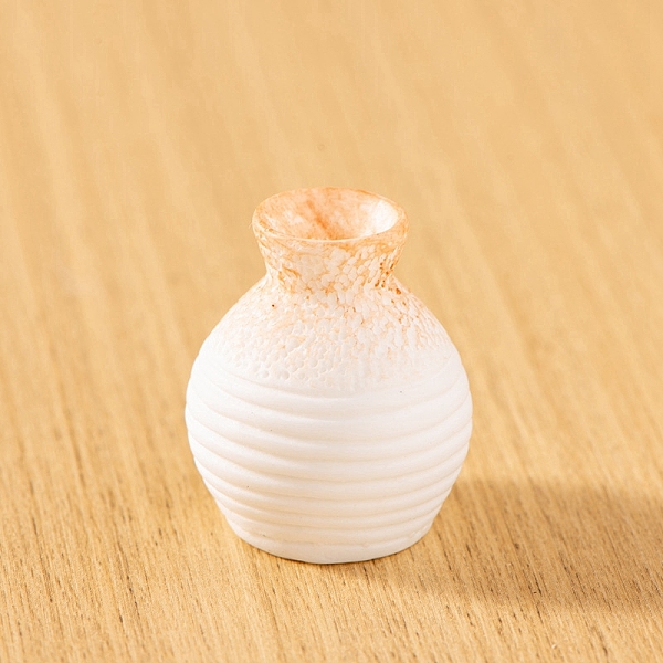 

PandaHall Resin Vases, Micro Landscape Home Display Decoration, Sandy Brown, 2.2x2.5cm Resin Vase