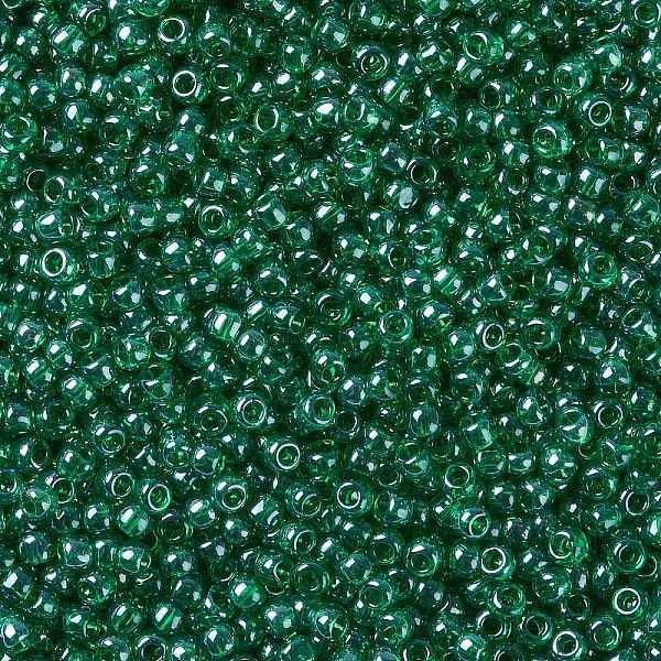 

PandaHall TOHO Round Seed Beads, Japanese Seed Beads, (108B) Transparent Mint Green Luster, 11/0, 2.2mm, Hole: 0.8mm, about 1110pcs/10g...