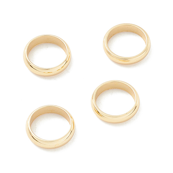 

PandaHall 201 Stainless Steel European Large Hole Beads, Spacer Beads, Flat Round/Ring, Real 18K Gold Plated, 10x2.5mm, Hole: 8mm 201...