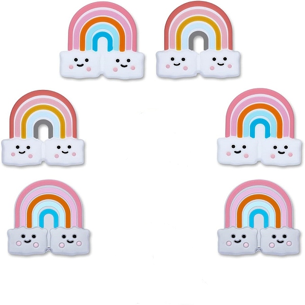 6Pcs 3 Colors Silic… - image