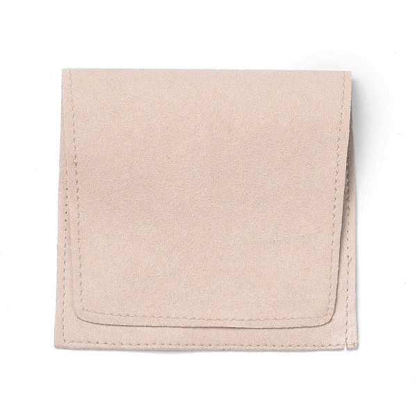 

PandaHall Microfiber Gift Packing Pouches, Jewlery Pouch, Misty Rose, 15.5x8.3x0.1cm Microfiber