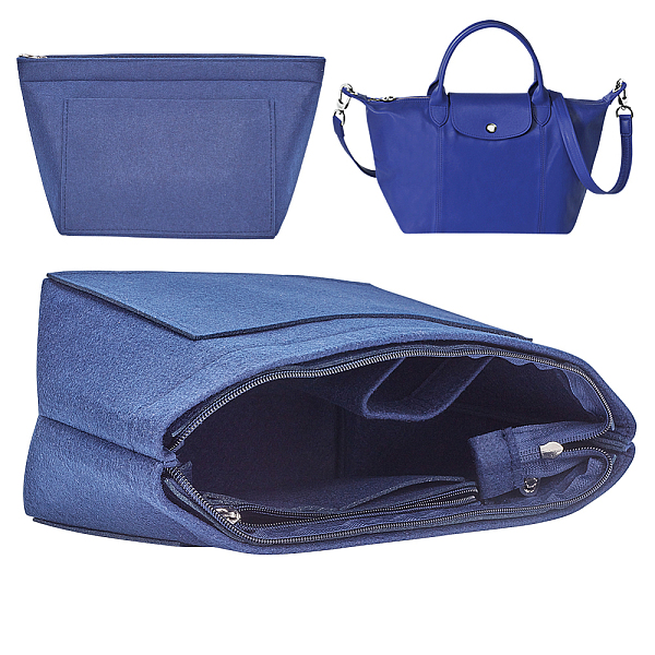 

PandaHall Wool Felt Purse Organizer Insert, Mini Envelope Handbag Shaper Premium Felt, Bag Accessories, Rectangle, Midnight Blue...