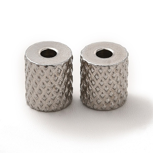 

PandaHall 201 Stainless Steel Beads, Column, Stainless Steel Color, 7x6mm, Hole: 1.5mm 201 Stainless Steel Column
