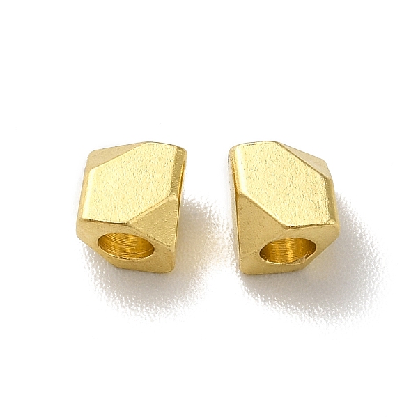 

PandaHall Brass Bead, Lead Free & Cadmium Free, Long-Lasting Plated, Nuggets, Real 24K Gold Plated, 4x4x4mm, Hole: 2mm Brass Nuggets