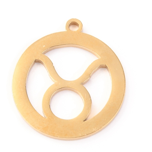 

PandaHall 304 Stainless Steel Pendants, Constellation, Taurus, 18x16x1.1mm, Hole: 1.2mm Stainless Steel Taurus
