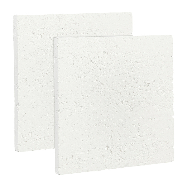 

PandaHall Gesso Jewelry Display Plate, Jewelry Trays for Jewellery Display, Photography Props, White, Square, 9.8x9.8x0.95cm Gesso Square